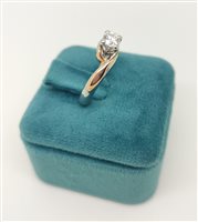 Anello Polello Donna in Platino Diamante 0.30 Ct G3370RP2 - G3370RP2